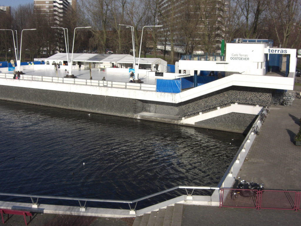 Aerfotos Sloter IJsparadijs, Sloterplas, Amsterdam, NL, 2009-01-31