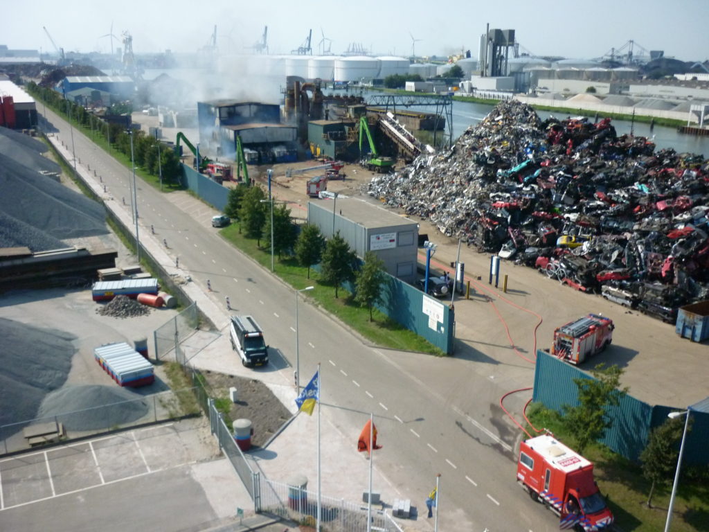 Aerfotos Brand, Kwadrantweg, Amsterdam Westerpoort, NL, 2009-08-06