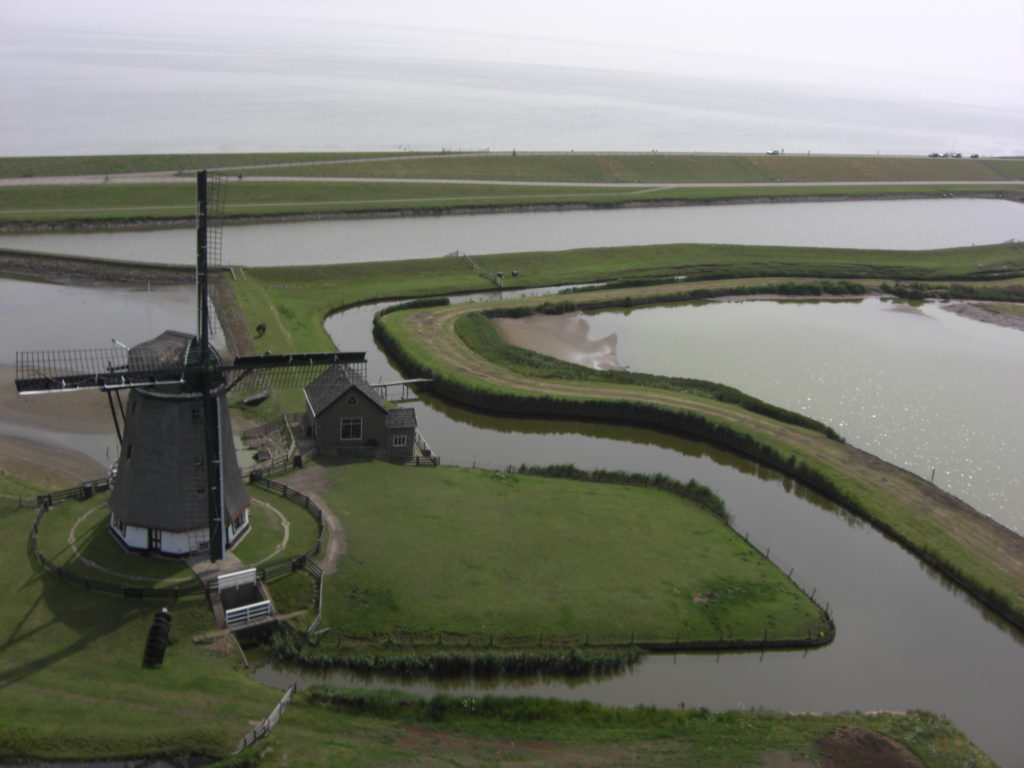 Aerfotos Molen, Oosterend, Texel, NL, 2008-07-27