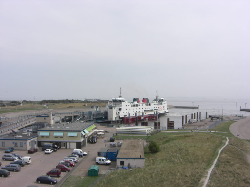 Aerfotos Veerhaven, Den Hoorn, Texel, NL, 2008-07-27