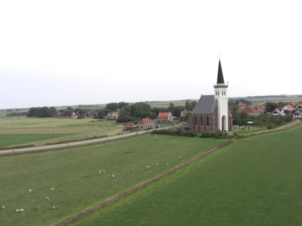 Aerfotos Kerk, Den Hoorn, Texel, NL, 2008-07-27