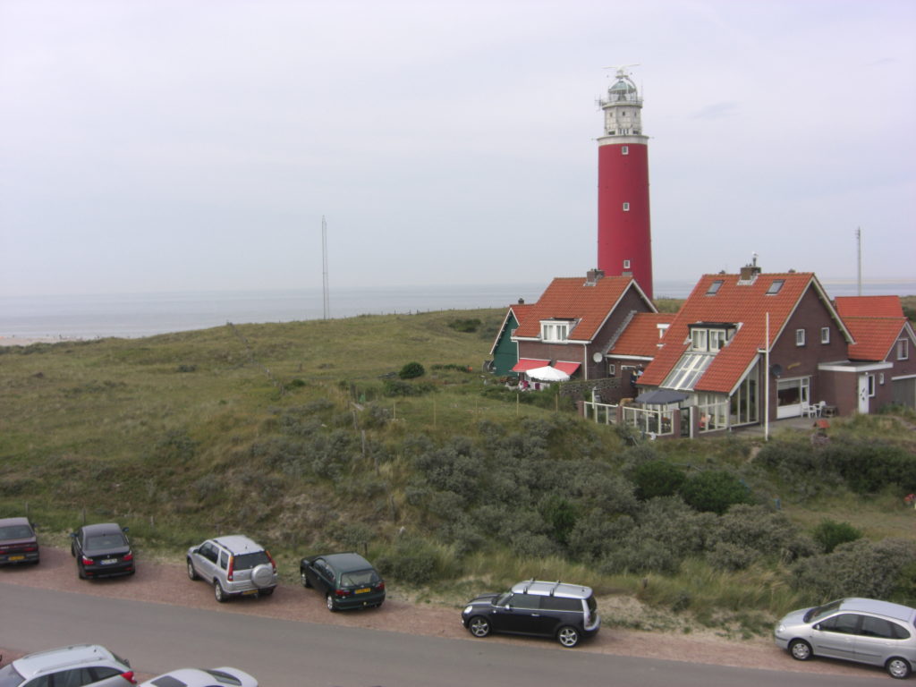 Aerfotos Vuurtoren en Strand, Noord, Texel, NL, 2008-07-27