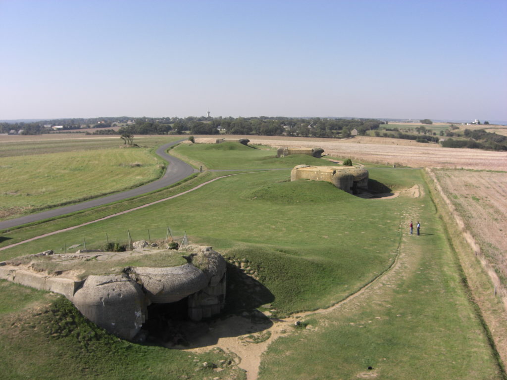 Aerfotos German Battery on Normandy Coast, Longues Sur Mer, FR, 2008-09-27