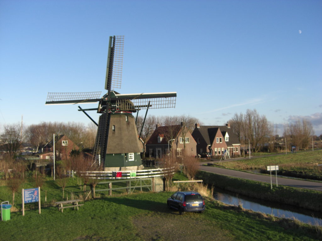 Aerfotos Molen De Veer, Penningsveer, Haarlem, NL, 2008-12-07